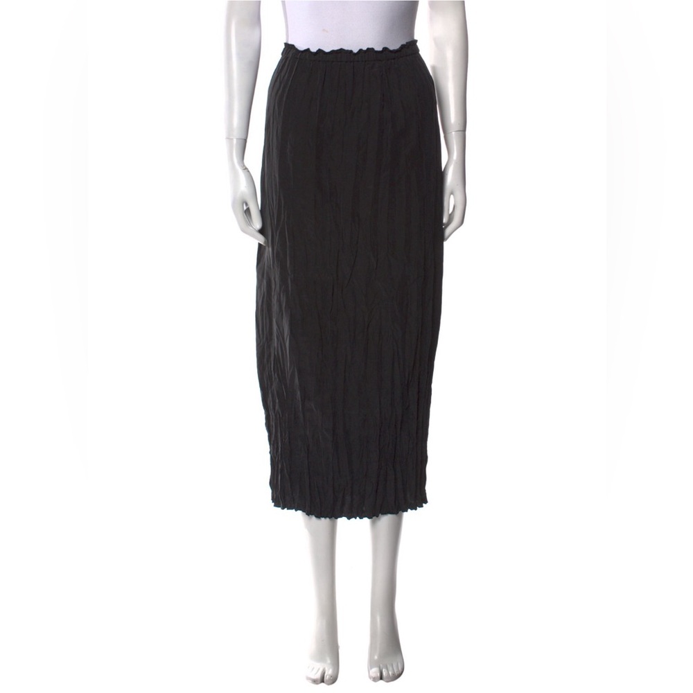 Black Totême Midi Length Skirt